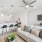 Open space living area with natural lighting