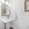 Large powder room